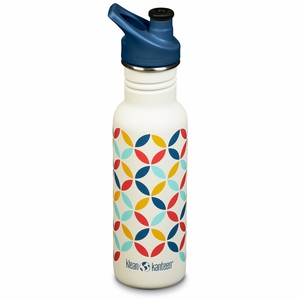 Klean Kanteen Classic Stainless Steel Bottle, 18 oz - Retro Dot