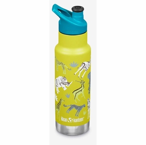 Klean Kanteen Kid Classic Insulated Stainless Steel Bottle, 12 oz - Safari