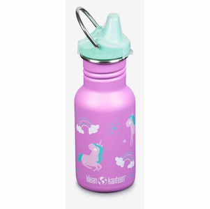 Klean Kanteen Kid Classic Sippy Water Bottle, 12 oz - Unicorns