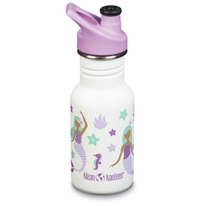 Klean Kanteen Kid Classic Sport Bottle, 12 oz - Mermaids