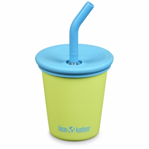 Klean Kanteen Kid Cup with Straw Lid, 10oz - Juicy Pear