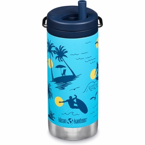 Klean Kanteen TKWide Insulated Bottle with Twist Cap, 12 oz - Surfer