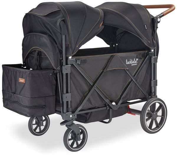 Larktale Caravan V2 (2 Seater) Stroller Wagon - Byron Black