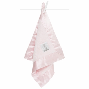 Little Giraffe Chenille Blanky - Pink