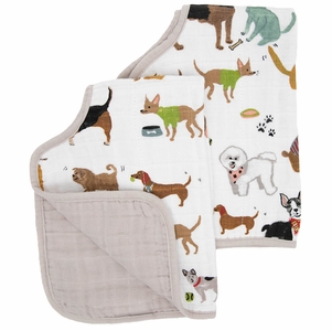 Little Unicorn Cotton Muslin Burp Cloth 2 Pack - Woof