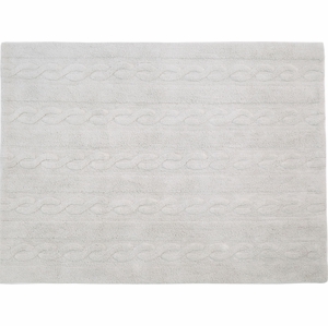 Lorena Canals Braids Rug - Pearl Grey (4' x 5' 3")