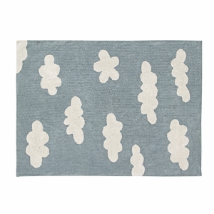 Lorena Canals Clouds Rug - Vintage Blue (4' x 5' 3")