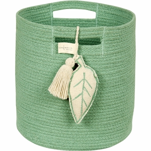 Lorena Canals Leaf Basket - Green