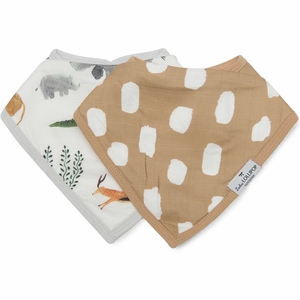 Loulou Lollipop Luxe Muslin Bandana Bib Set - Safari Jungle