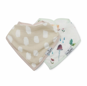 Loulou Lollipop Luxe Muslin Bandana Bib Set - Woodland Gnome