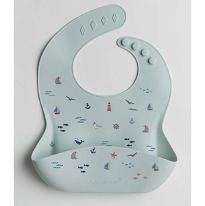 Loulou Lollipop Silicone Bib - Set Sail