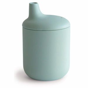 Mushie Silicone Sippy Cup - Cambridge Blue