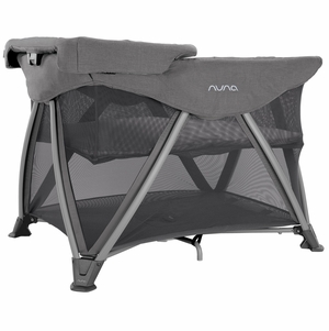 Nuna SENA Aire Playard with Zip-Off Bassinet + Changer (One Box) - Granite