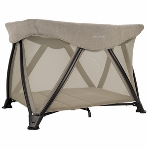 Nuna SENA Aire Playard with Zip-Off Bassinet - Hazelwood