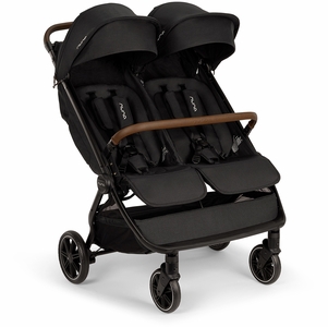 Nuna TRVL dubl Lightweight Side by Side Double Stroller - Caviar