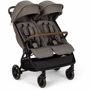 Nuna TRVL dubl Lightweight Side by Side Double Stroller - Granite