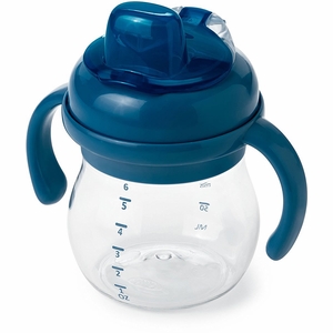 OXO Tot Transitions Soft Spout Sippy Cup Set, 6 oz - Navy