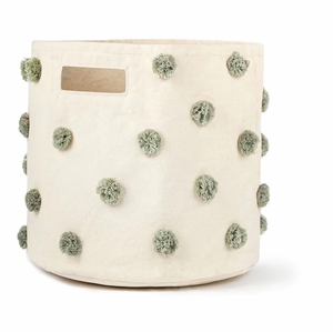 Petit Pehr Pom Pom Basket - Bin - Sage