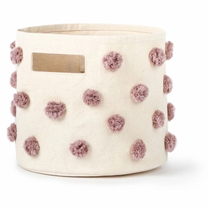 Petit Pehr Pom Pom Basket - Pint - Mauve