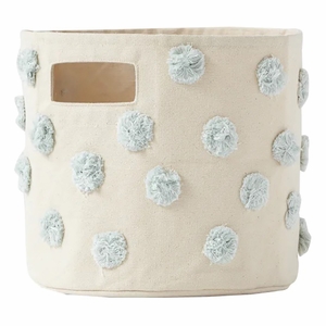 Petit Pehr Pom Pom Basket - Pint - Mist