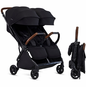 Silver Cross Jet Lightweight Double Stroller - Black