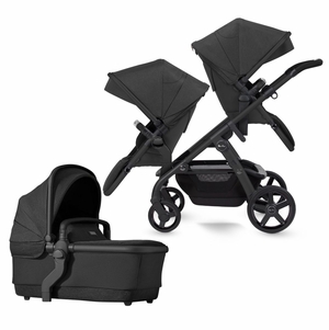 Silver Cross Wave Double Stroller Bundle - Onyx