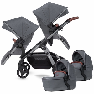 Silver Cross Wave Twin Stroller Bundle - Lunar