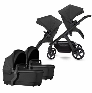 Silver Cross Wave Twin Stroller Bundle - Onyx