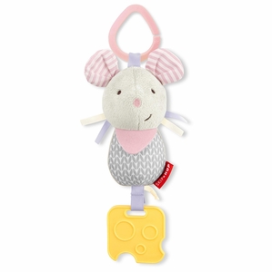 Skip Hop Bandana Buddies Chime & Teethe Toy - Mouse