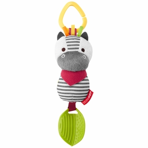 Skip Hop Bandana Buddies Chime & Teethe Toy - Zebra