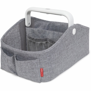 Skip Hop Nursery Style Light-Up Diaper Caddy - Grey