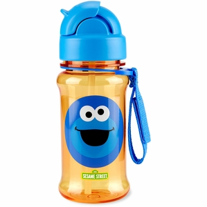 Skip Hop Sesame Street Straw Bottle With Tritan Renew - Cookie Monster