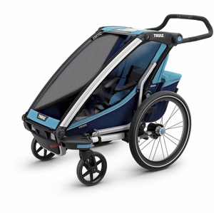 Thule Chariot Cross1 Multisport Trailer + Stroller - Blue