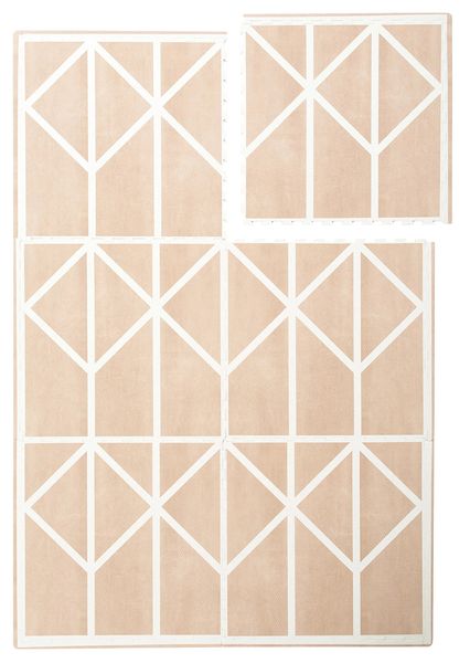 Toddlekind Printed Foam Puzzle Playmat - Nordic - Clay