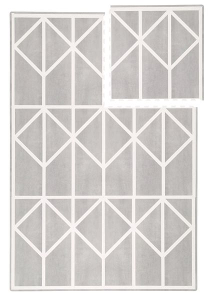 Toddlekind Printed Foam Puzzle Playmat - Nordic - Pebble