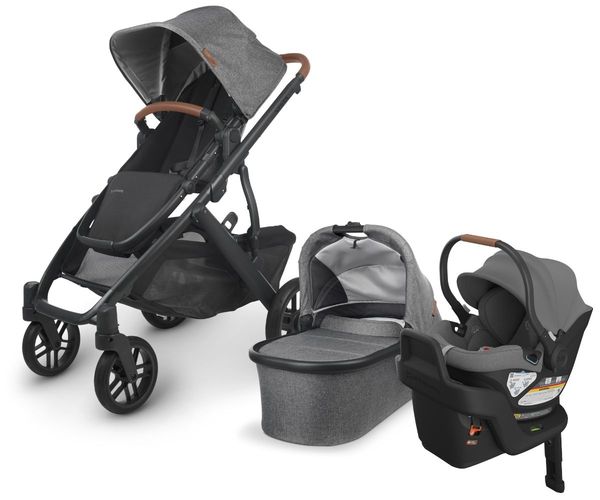 UPPAbaby VISTA V2 + Aria Travel System Bundle - Greyson