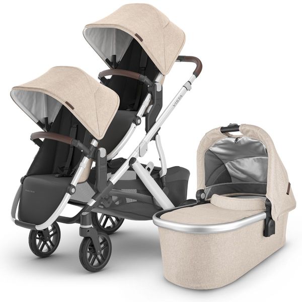 UPPAbaby VISTA V2 Double Stroller Bundle with Rumble Seat V2+ - Declan