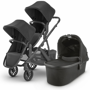 UPPAbaby VISTA V2 Double Stroller Bundle with Rumble Seat V2+ - Jake