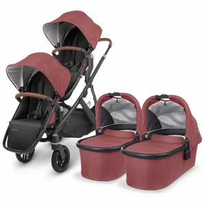 UPPAbaby VISTA V2 Twin Double Stroller Bundle - Lucy