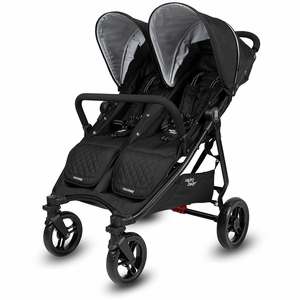 Valco Baby Slim Twin Side By Side Double Stroller - Licorice