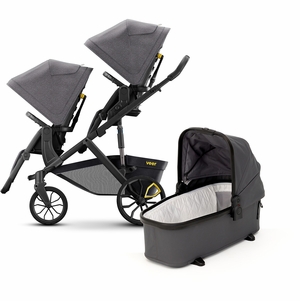 Veer Switch&Roll Double Stroller + Bassinet Bundle