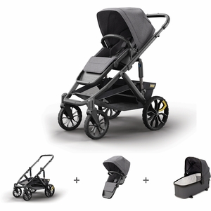 Veer Switch&Roll Single-to-Double Stroller + Bassinet Bundle