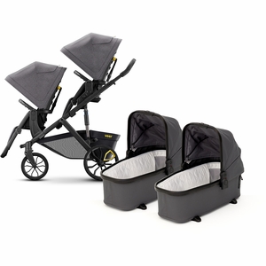 Veer Switch&Roll Twin Double Stroller + Bassinets Bundle