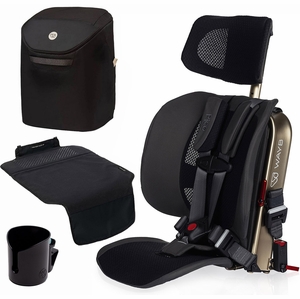 WAYB Pico Forward Facing Travel Car Seat + Essentials Bundle - Earth / Onyx