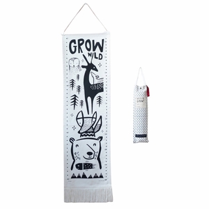 Wee Gallery Canvas Growth Chart - Woodland